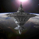 Illustration for article titled This Lego Cylon Baseship is Frakking Awesome